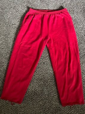 Vintage Red Sweatpants